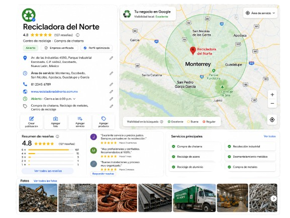 Optimización de Google Business Profile para SEO local en Cancún