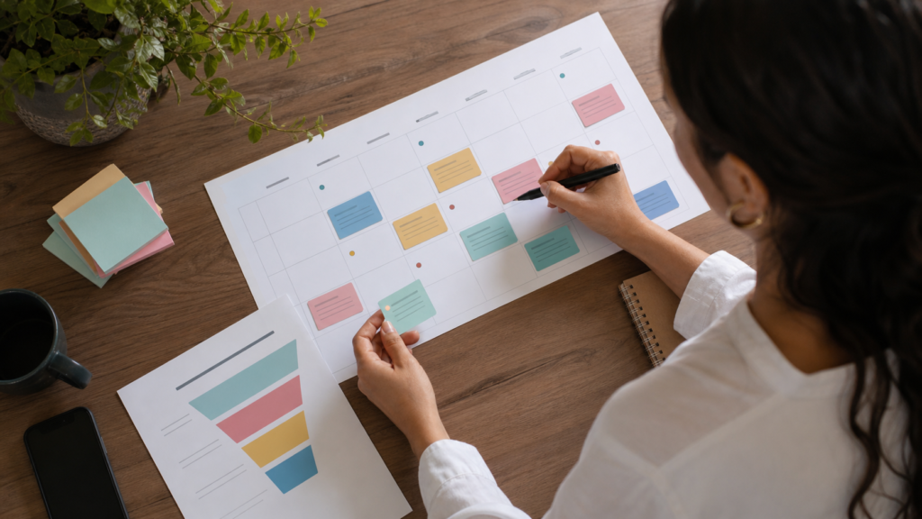 Imagen editorial sobre cómo hacer un calendario de contenido para redes sociales que sí venda