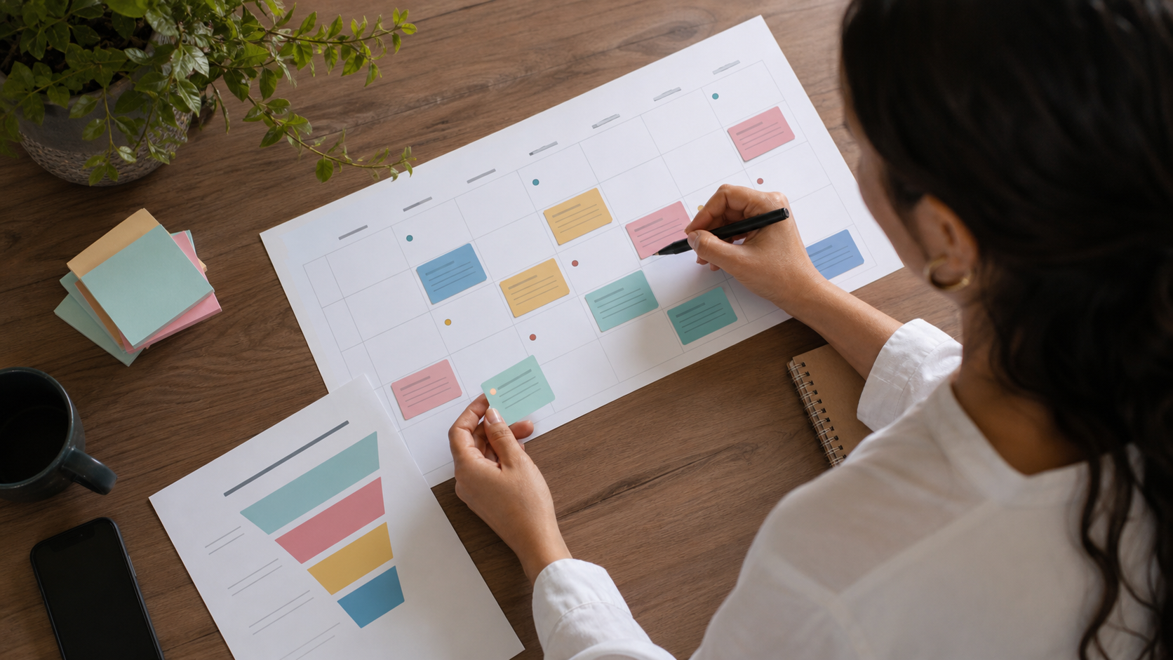 Imagen editorial sobre cómo hacer un calendario de contenido para redes sociales que sí venda