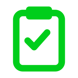 Icono de portapapeles con checklist