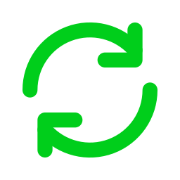 Icono de flechas de actualización